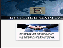 Tablet Screenshot of emprisecapital.com